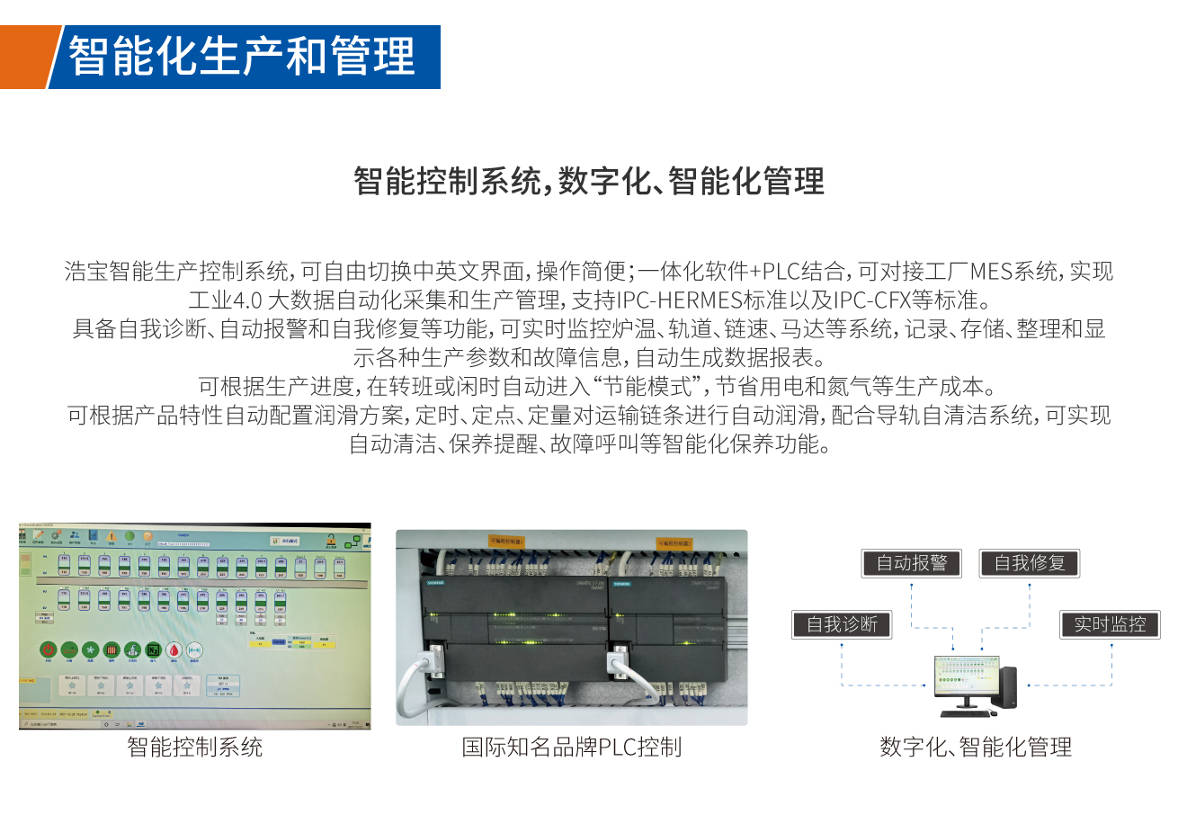 智能控制系统，数字化、智能化管理