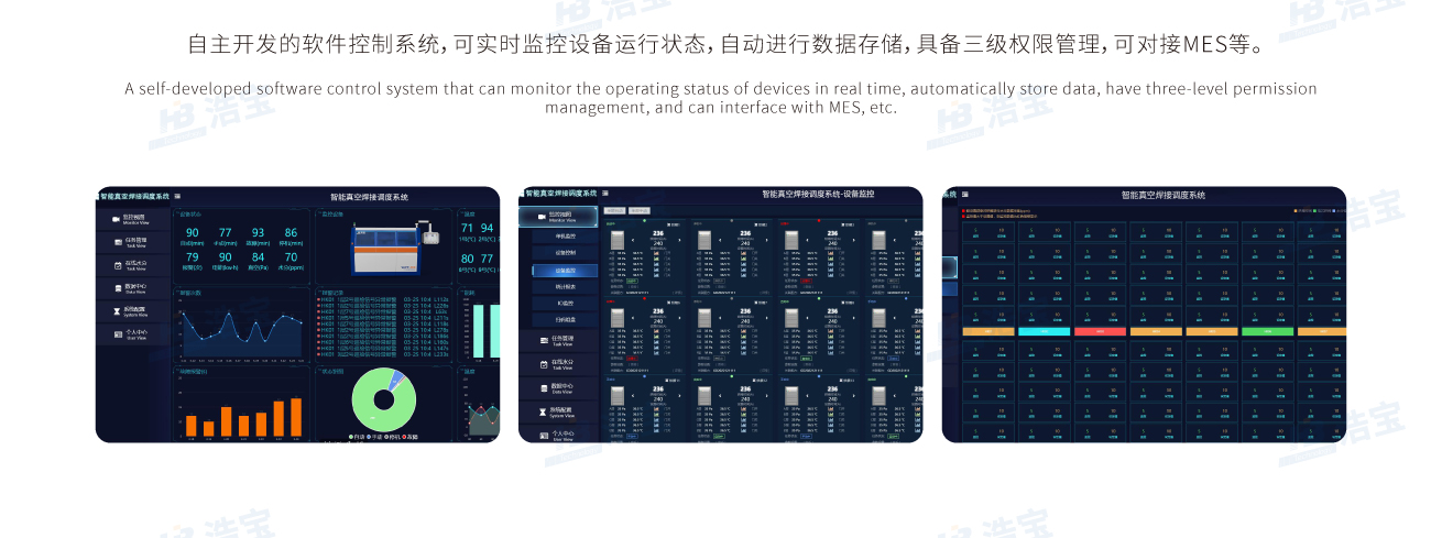 浩寶真空甲酸爐管理簡單，可對接MES等