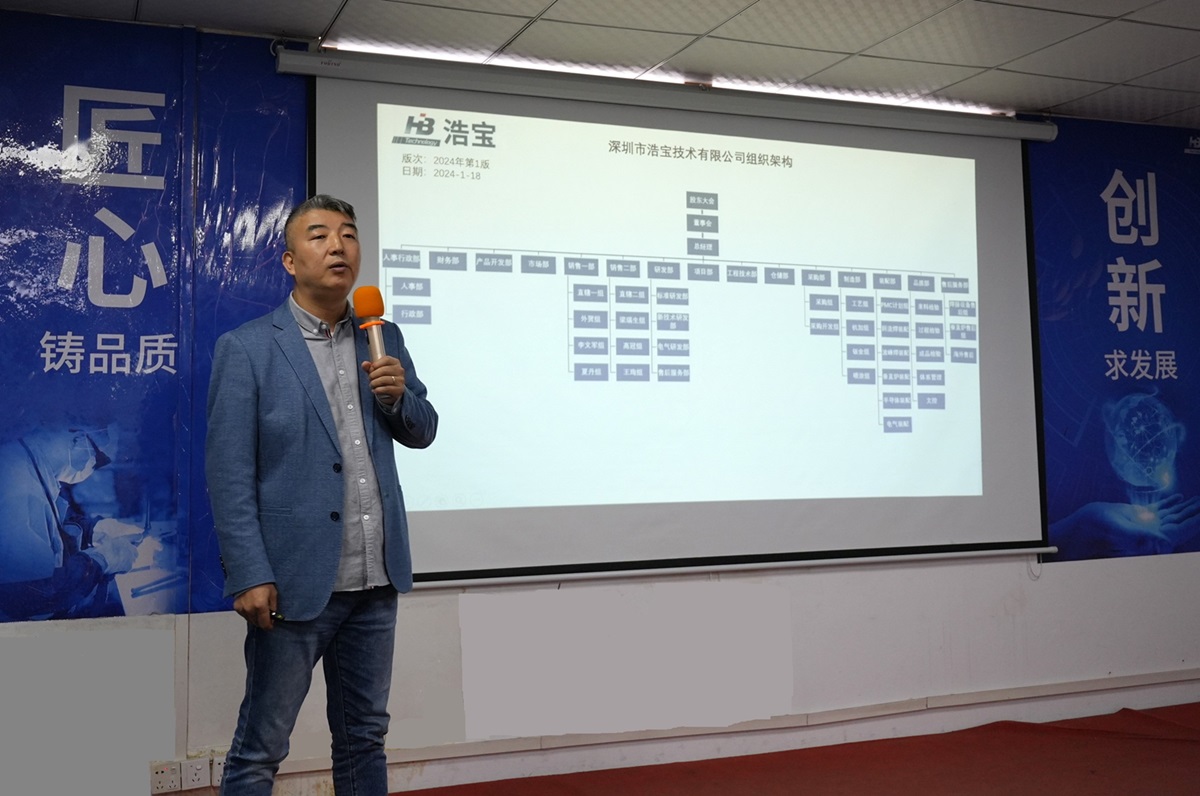 浩宝技术总经理孙浩发布最新组织架构